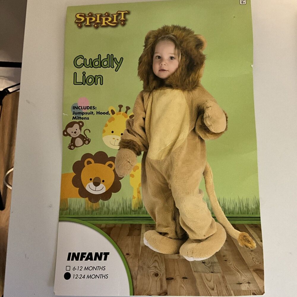 Infant Cuddly Lion Halloween Costume 12-24 months by Spirit Halloween
